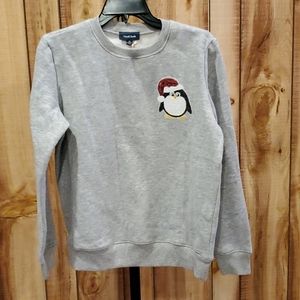 Modcloth Santa Penquin Season Holiday Sweatshirt